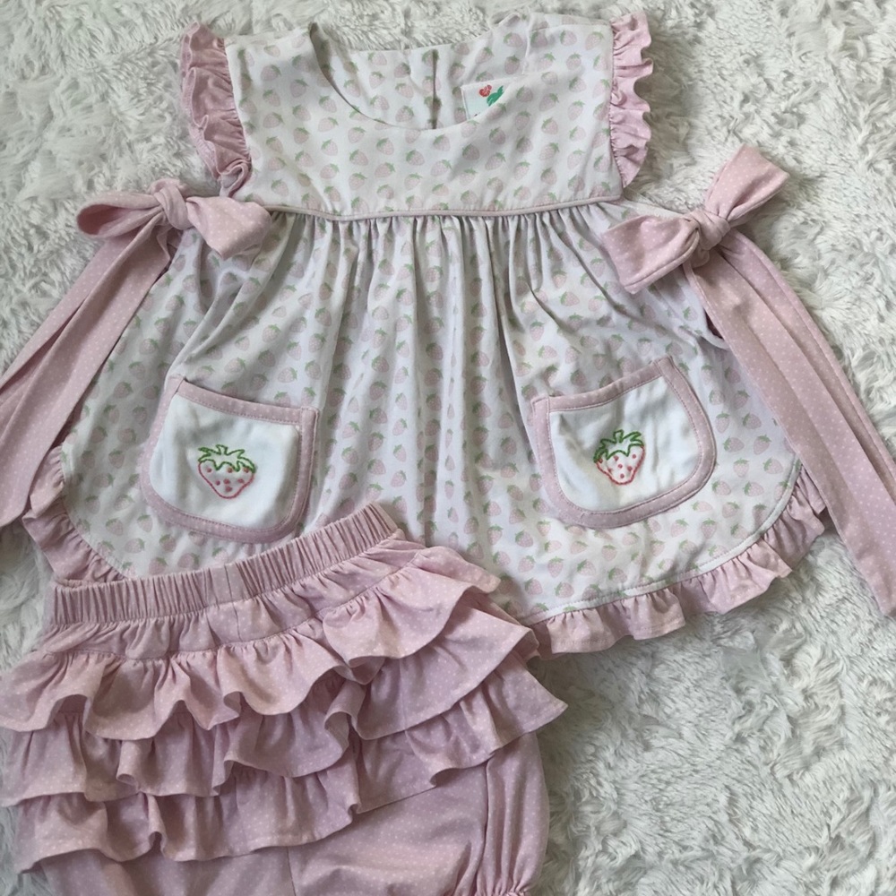 Shrimp & Grits Kids Bloomer Set